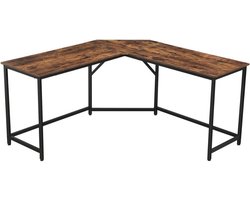 CALICOSY - Hoekbureau in Industriële Stijl - L149 x P149 cm