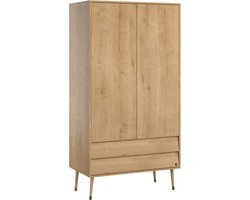 CALICOSY - Kast 2 Deuren 2 Laden L100 x H191 cm - Bosque