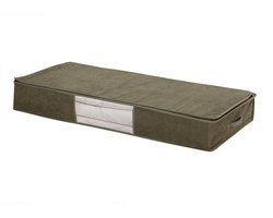 CALICOSY - Opberghoes onder het bed van kaki ribfluweel - L107 cm
