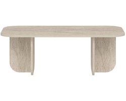 CALICOSY - Rechthoekige salontafel met afgeronde randen L120 cm - BECAJ