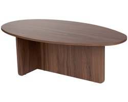 CALICOSY - Salontafel met ovale blad L125 cm - ANNA