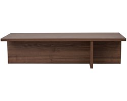 CALICOSY - Salontafel met rechthoekig blad en asymmetrische poot L120 cm - HARBOR