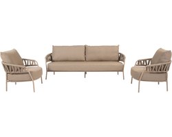 Calma loungeset 3-delig latte 4 Seasons Outdoor