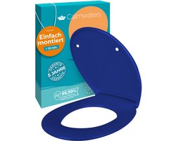 Calmwaters Original - WC-bril - Blauw - Duroplast - Softclose - Afneembaar