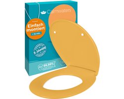 Calmwaters Original - WC-bril - Curry Geel - Duroplast - Softclose - Afneembaar