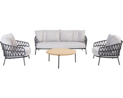 Calpi stoel bank loungeset 4 delig rope 4 Seasons Outdoor