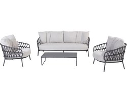 Calpi stoel bank loungeset 4 delig rope 4 Seasons Outdoor