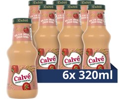 Calvé Saus - Whisky Cocktail - lekker bij al je snacks, de barbecue of bij het gourmetten - 6 x 320 ml