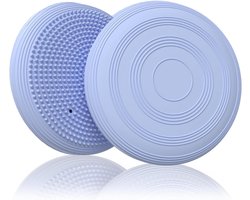 Calviero® Wiebelkussen - Bijtketting - Balanskussen - Wit - 34 cm incl. pomp