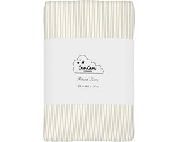 Cam Cam Copenhagen Classic Stripes Hoeslaken - 60 x 120 cm - Camel
