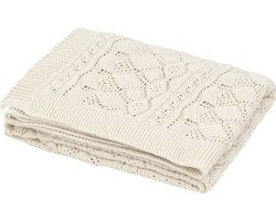 Cam Cam Copenhagen Pointelle Gebreide Baby Deken - Off White