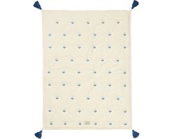 Cam Cam doorgestikte deken 120x90 - capri