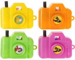 Camera met Beeldjes voor Kinderen - 12 stuks - Fopartikel voor Grabbelton