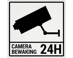 Camerabewaking 24h bord | Forex Re materiaal | 10 x 10 cm