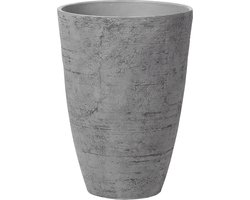CAMIA - Plantenbak - Grijs - 43 cm - Stenenmix