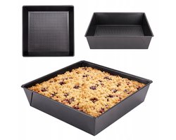 Camille Bakvorm Vierkant 24x24x6 cm Antischouder Koolstofstall