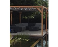 CamoBob schaduwdoek wavesail 2.54x5m - grijs