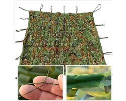 Camouflagenet - Schaduwdoek - Buiten decoreren - Scheurvast Oxford stof - 3x4 meter - Geel