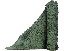 Camouflagenetten - Grote camouflagenet rol - Camouflage beschermnet - Zonneschermnet - Camouflagenet - Outdoor Camo Netten - Ideaal voor camouflage , jacht , militaire decoratie - Perfect voor schaduw - 150D Oxford-doek - 1.5*2 m - groen