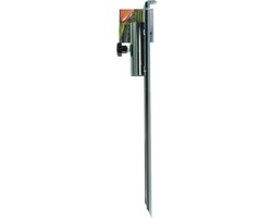 Camp Active Parasolhouder - verstelbaar - 50 cm - metaal/staal - voor stokken 2,5 - 3,5 cm - weerbestendig - parasolharing