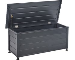 CAMPALTO - Kussenbox - Donkergrijs - 113 x 50 cm - Aluminium