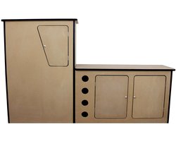 Camper Keuken Kast MDF - Linkerkant