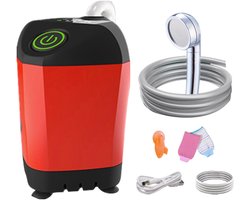 Camping draagbare douche | draagbare douche | camping waterdichte douchezakpomp | afneembare draagbare elektrische douchekop, camping doucheset voor het reinigen van anim