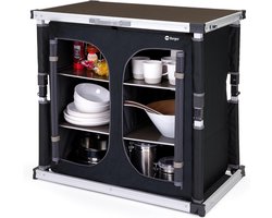 Camping Keuken - Opvouwbaar Meubel - Outdoor Koken - Lichtgewicht Aluminium - 84x80x51 cm - Zwart