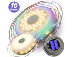 Camping Lamp - Lichtsnoer Buiten - 10 Meter - Powerbank - Zaklamp - 4-1 - Oplaadbaar - Kampeerlamp - Solar Tuinverlichting - Lichtslinger - Led Lamp - Good Experience
