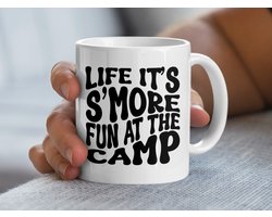 Camping Mok, Smores Mok, Leven is Leuker op de Camping, Camping Cadeau, Camping Liefhebber Mok, Natuur Mok, Kampeeravontuur Mok