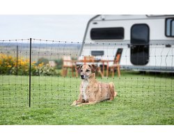Camping Net hond omheining afrastering | Dubbele Grondpen
