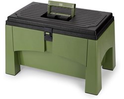 Camping Opstapje met Opbergruimte voor Caravan en Camper - Groen