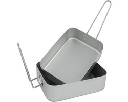 Camping Pannenset - Mess Tin - 2-Delig - Aluminium - Gamelle - Outdoor Cooking
