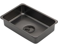 Camping wastafel - Draagbare spoelbak - Buiten koken - Geïntegreerd afvoersysteem - 379 x 287 x 115 cm - Zilver