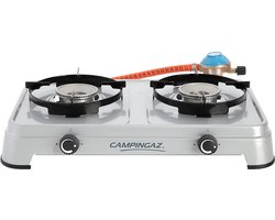 Campingaz Camping Cook CV Camping Kooktoestel - kampeer kooktoestel 2 pits - 2x 1800 Watt - zilvergrijs