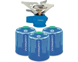 Campingaz Twister Plus Piëzo Bundel – Kooktoestel - 3× CV470 Gasblikjes – Compact - 2900Watt