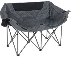 Campingbank - 146x84x54 cm - grijs