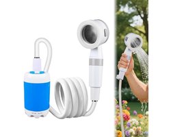 Campingdouche - buitendouche - Draagbare Campingdouche - oplaadbare campingdouche - voor wandelen autowassen en het wassen van huisdieren