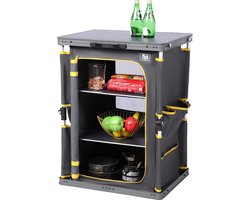 Campingkast, opvouwbaar, campingkeuken, inklapbaar, auto, vouwkast, keukenbox, klapkast, draagbaar, met draagtas. Campingkast, opvouwbaar, campingkeuken, inklapbaar, auto, vouwkast, keukenbox, klapkast, draagbaar, met draagtas.