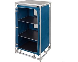 Campingkeuken - Kampeerkast - Kampeerkeuken - Opvouwbaar - Inklapbaar - Blauw