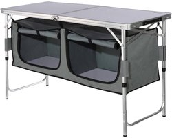 Campingkeuken - Verstelbaar - Camping reiskeuken - Keuken Opklapbaar - Kampeerkeuken - Kampeerkast - Campingkast met 2 Kastjes
