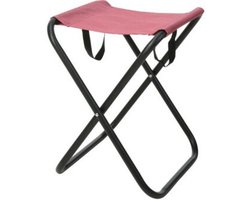 Campingkrukje – Lichtgewicht – 37x38x53 cm – Viskruk - Rood