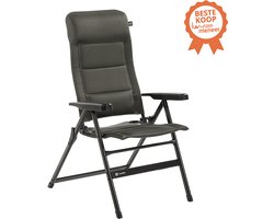 Campingstoel Barletta Comfort L - Campingklapstoel, verstelbaar, aluminium