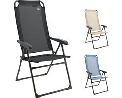 Campingstoel Lago Ligstoel Klapstoel - Opvouwbare stoel, verstelbaar, 120 kg