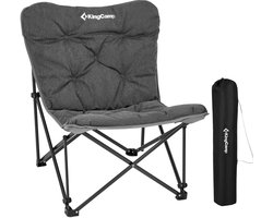 Campingstoel Lindon Relax vlinderstoel - Loungestoel van staal 136 kg