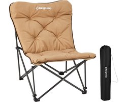 Campingstoel Lindon Relax vlinderstoel - Loungestoel van staal 136 kg