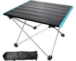 Campingtafel, 40 x 35 cm outdoor draagbare opvouwbare aluminium picknicktafels, vierkante multifunctionele metalen ultralichte reistafel, mini kleine lage tafel voor vissen, tuin, strand, kamp