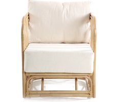 Canal Living - Lofty loungestoel - 69 x 63 x 68 cm - Rotan - Stoel - Loungestoel - Kussens wasbaar