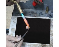 Candala 45x60 cm Lasdeken, 7 mm Dikke Vuurvaste Onderlaag, Brandwerende Mat, Vuurvaste Onderlegger, Hittebestendige Hittebeschermingsmat, voor Barbecues, Kamperen, Open Haarden, Gazons