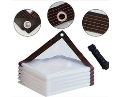 Candala Tuinmeubelhoes L-Vorm Afdekhoes voor Tuinmeubelen Waterdichte Rotan Hoekbankhoes Buiten Tuinbankhoes Lounge Afdekking Beschermhoes voor Hoekbank met Ventilatieopeningen, 180x260x90x80/60cm